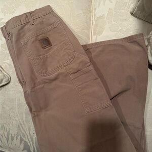 NEW IN STOCK Carhartt Men's Brown Work Pants ONLY 36x30